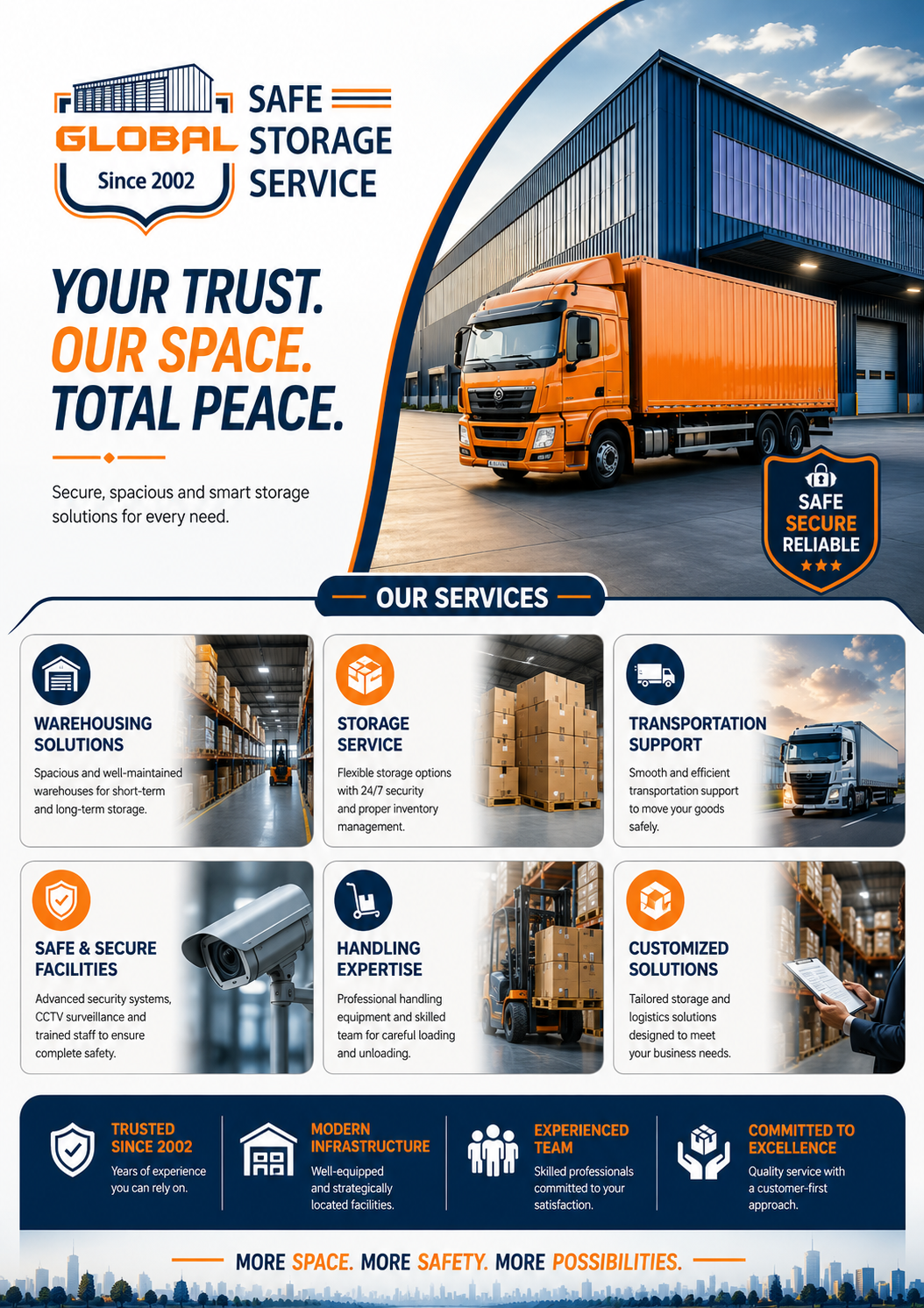 Global Safe Storage Service Warehouse